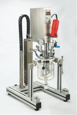 真空均质乳化机实验室不锈钢反应釜恒温制冷