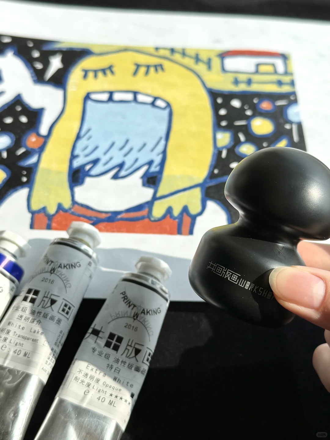 做了分版套色，版画套色怎么做