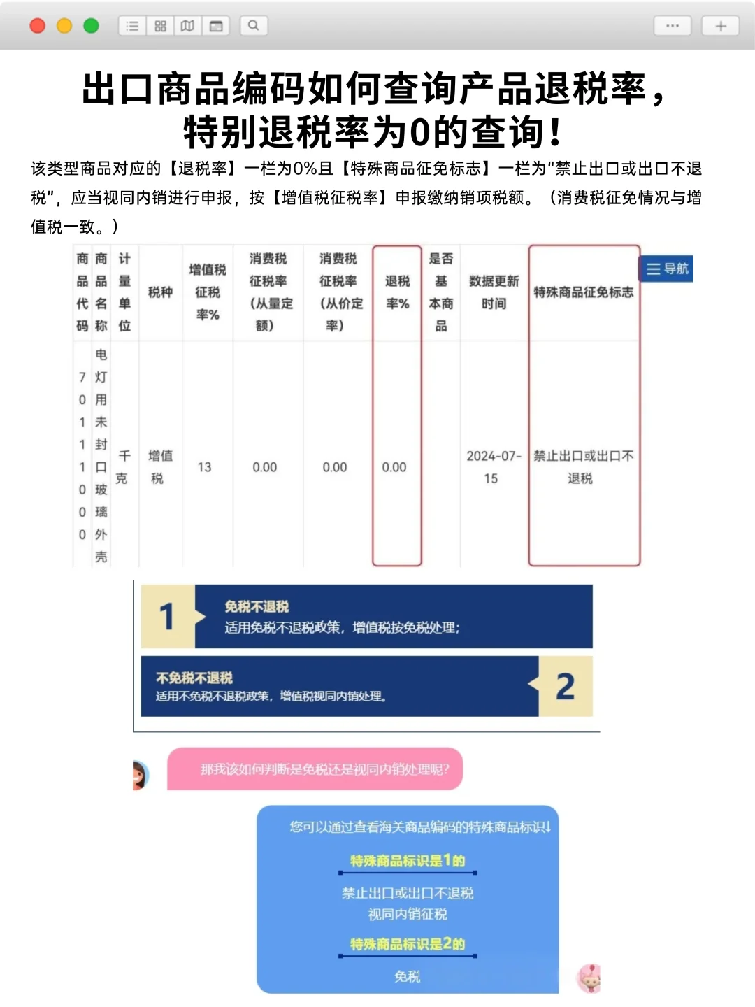 出口商品编码如何查询产品退税率