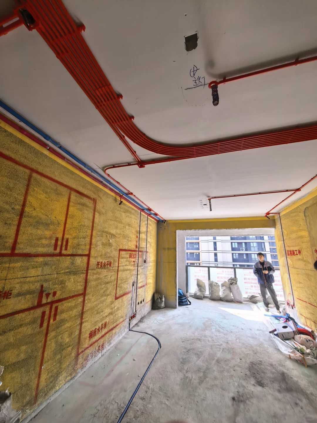 水电完工，今天打压检测咯