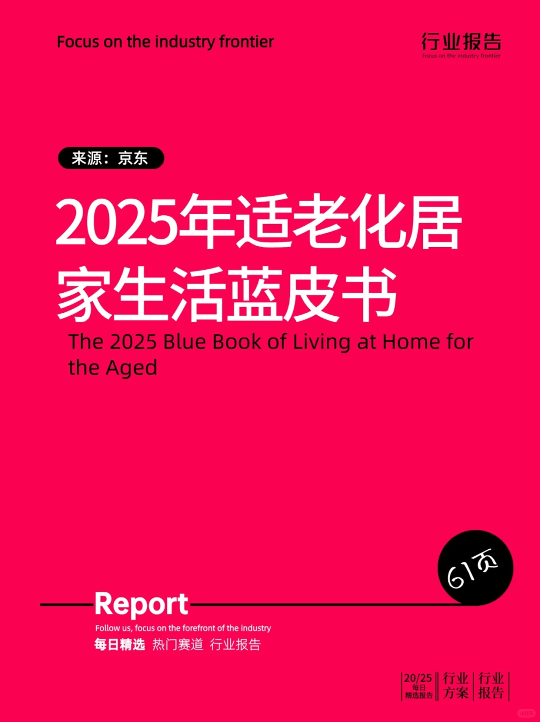 2025年适老化居家生活蓝皮书