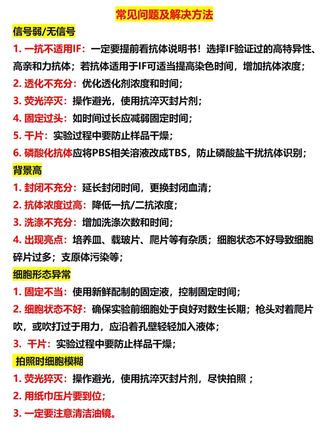 保姆级免疫荧光实验protocol～