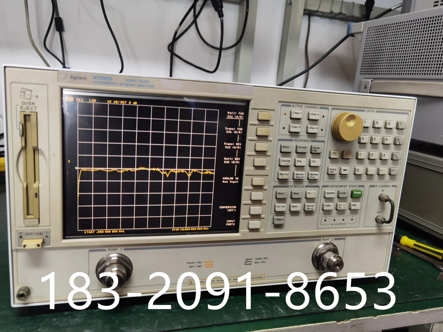 Agilent安捷伦8720ES网络分析仪技术指标