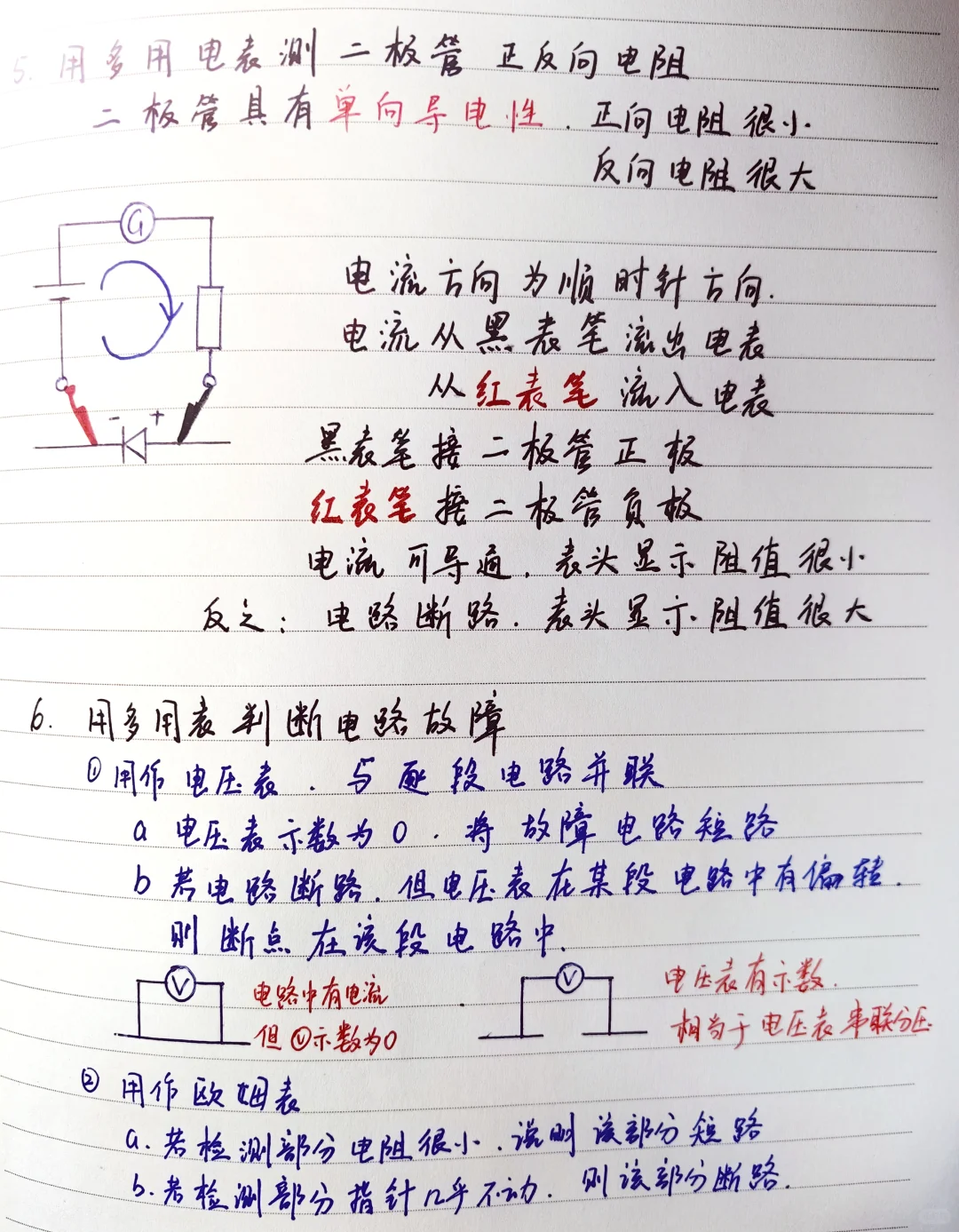 高中物理｜多用电表的原理和使用