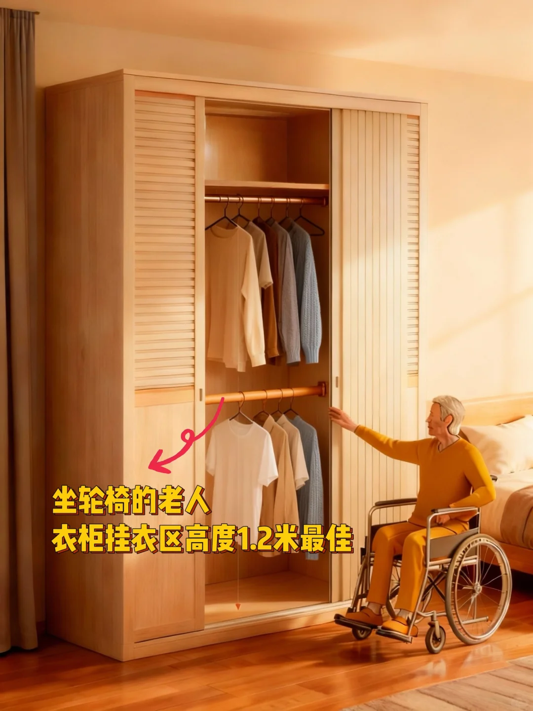 卧室适老化改造|让爸妈安全又舒心!