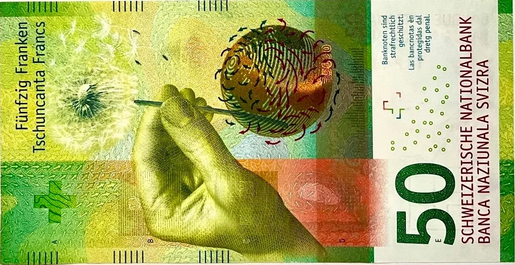 世界最难伪造的纸币-瑞士法郎