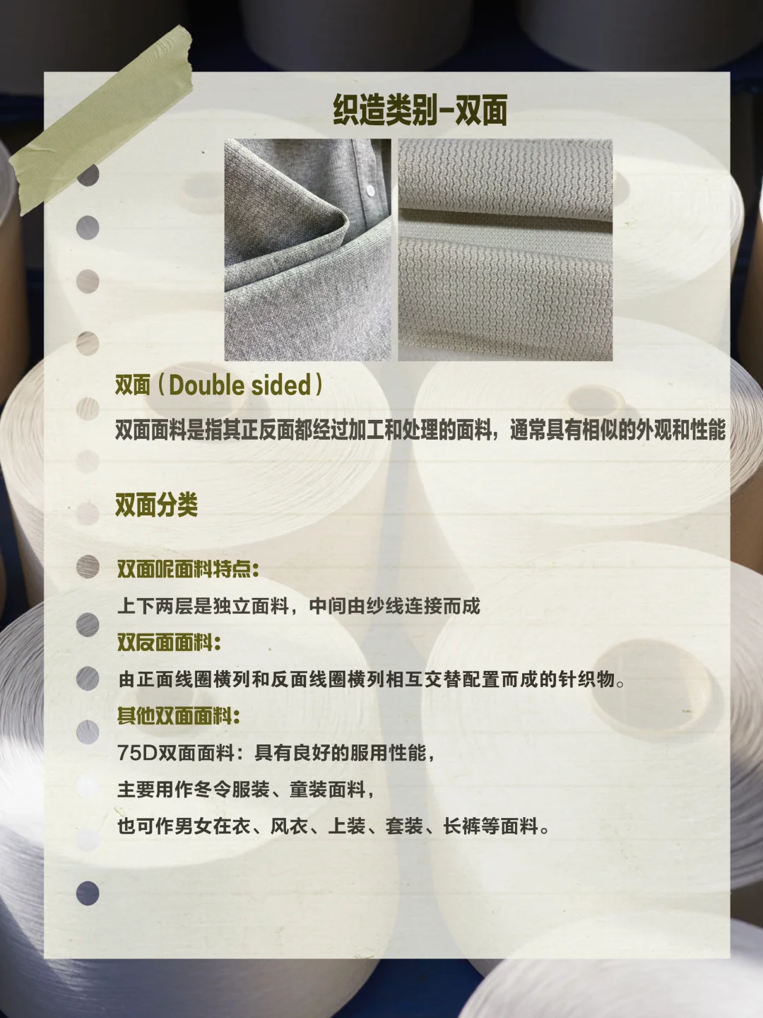 60秒种草?面料知识——面料织造「 第十三天」