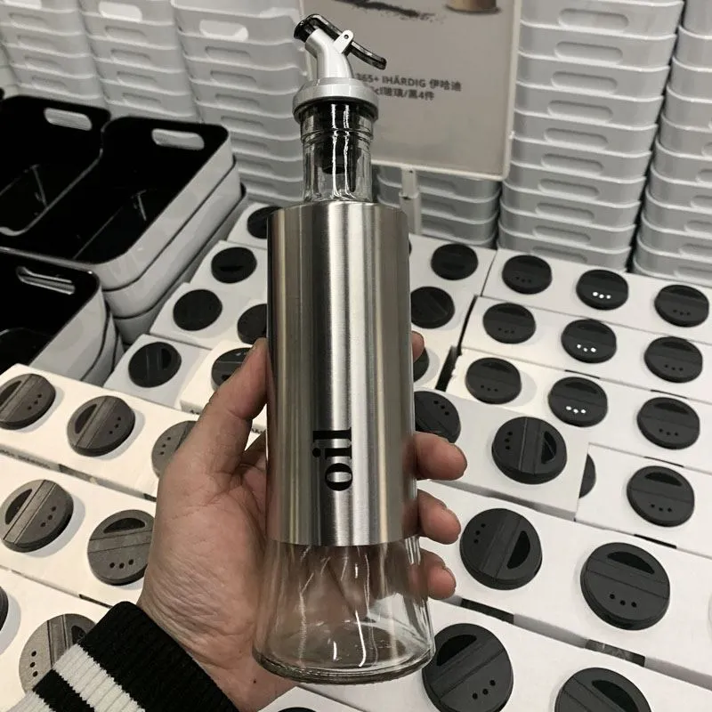 厨房必备！玻璃防漏油壶调料瓶套装来啦?