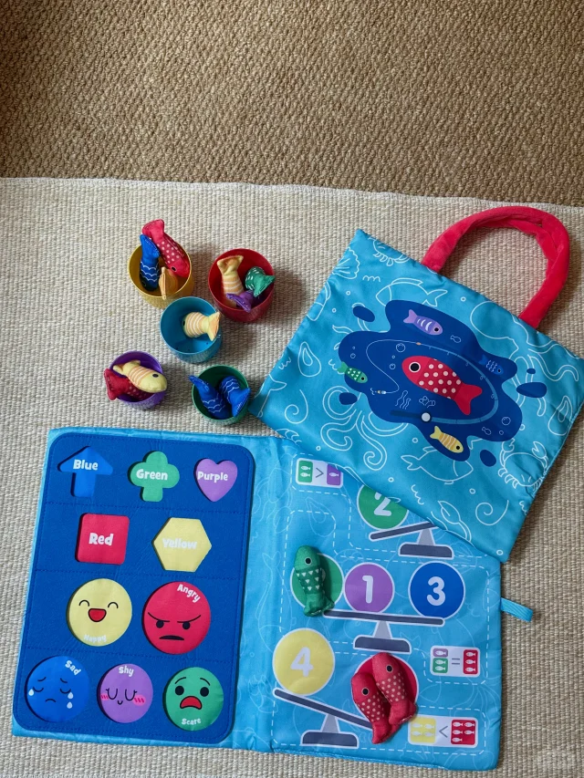 ✅狠狠给宝妈们安利这款蒙氏钓鱼游戏