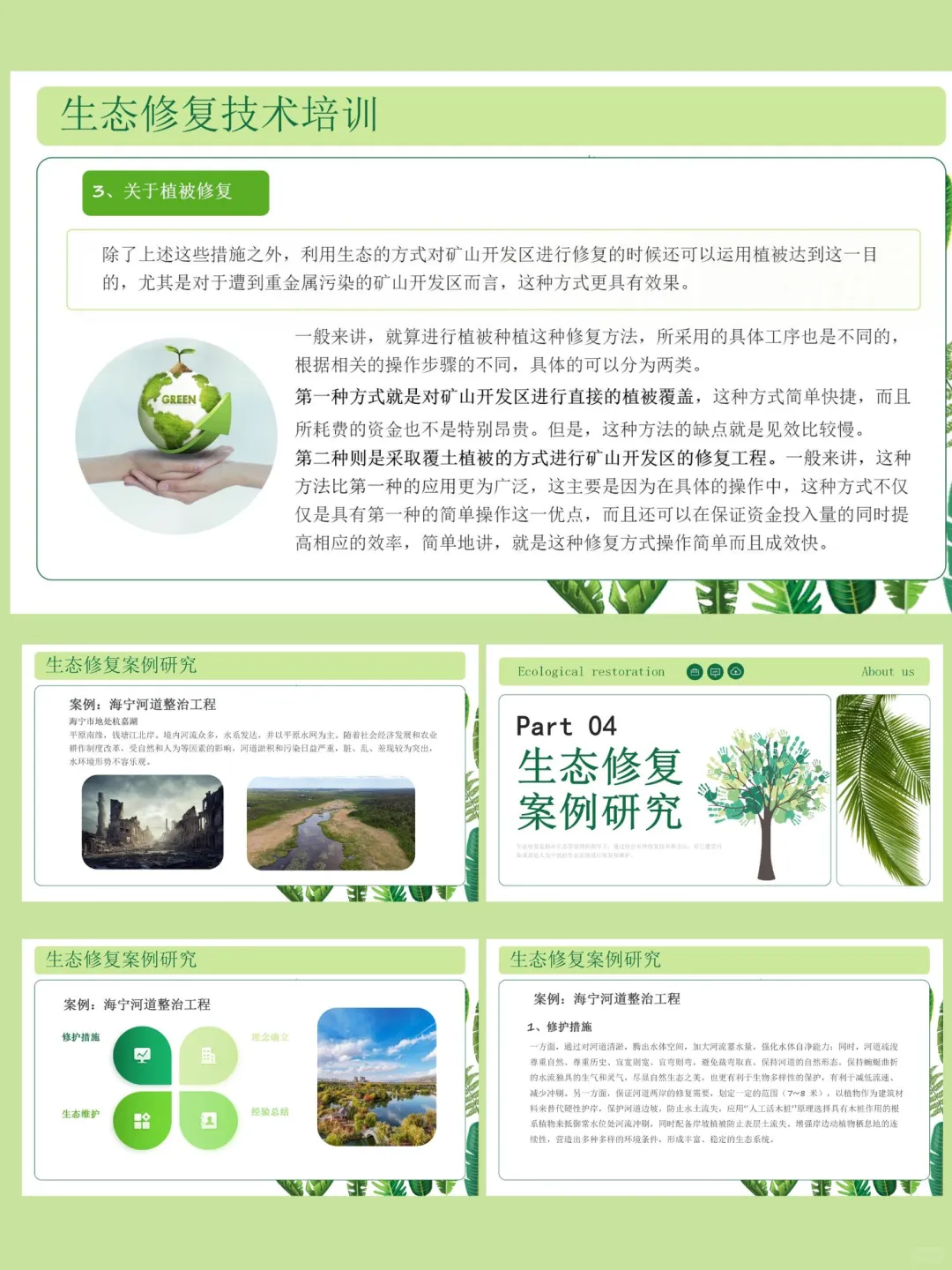 【369】绿色生态修复培训ppt