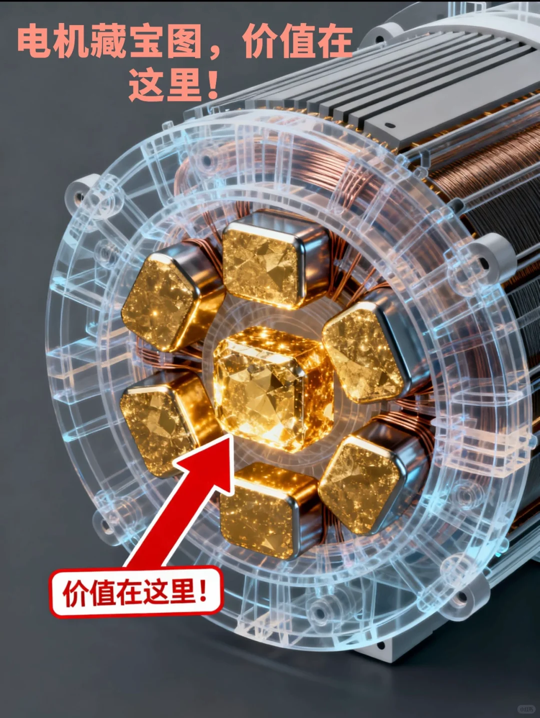 全球寻新能源电机钐钴磁石循环利用