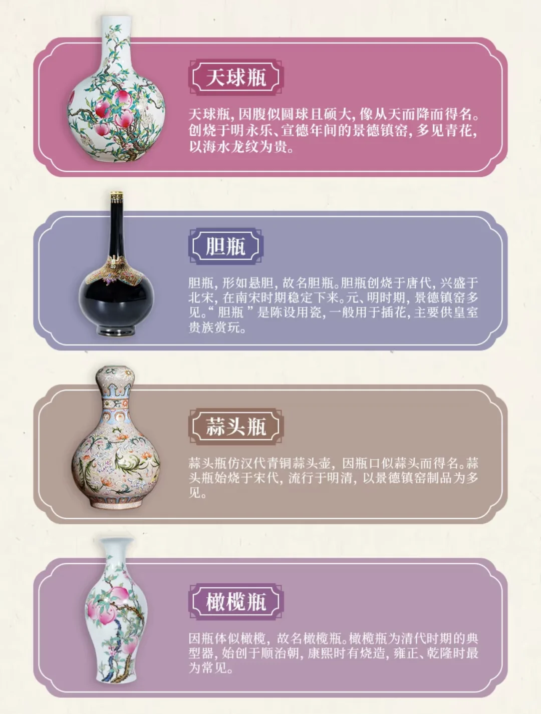 让我们了解30种陶瓷器型