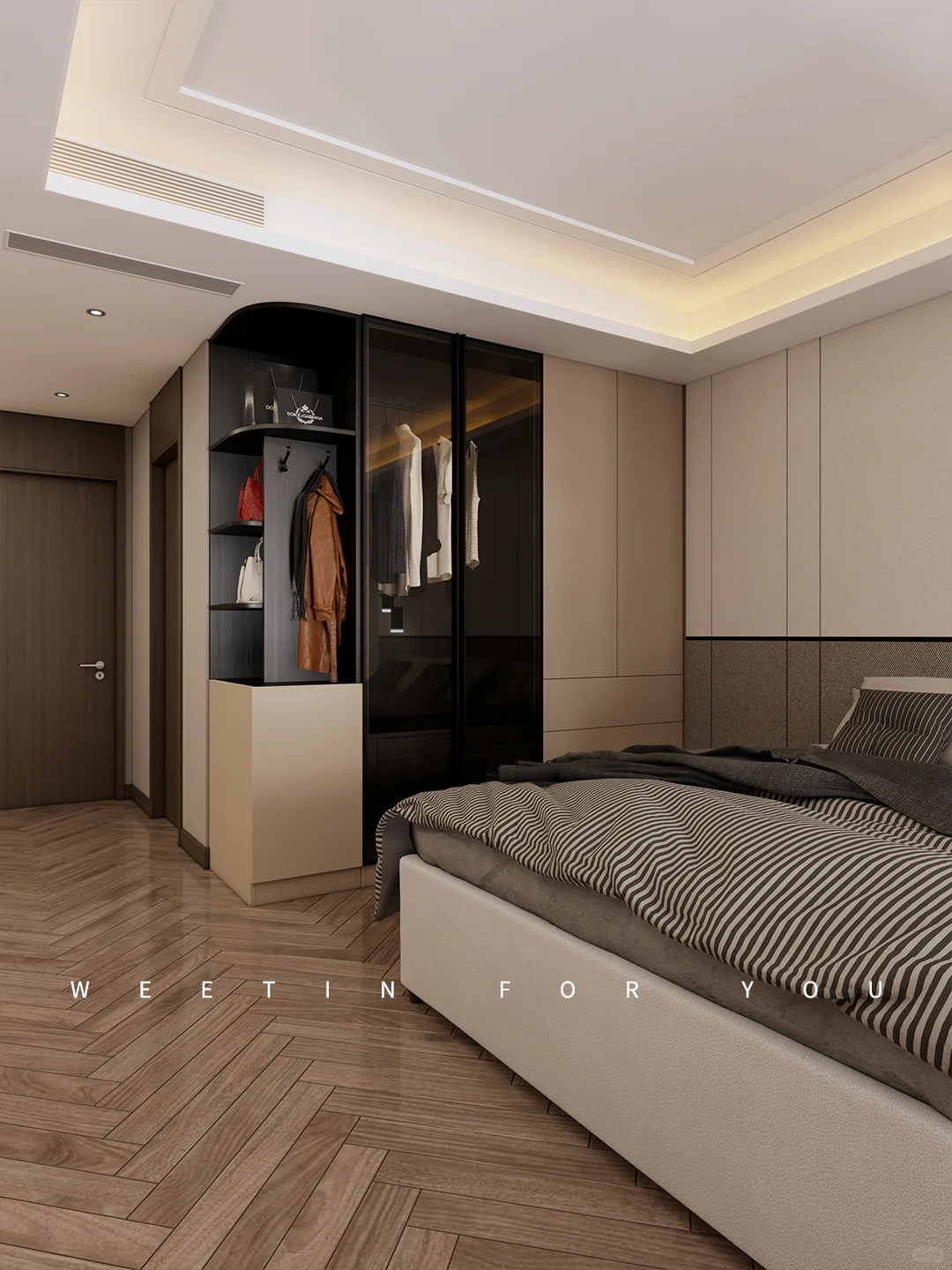 挖到宝? 主卧定制衣柜,实用与颜值封神