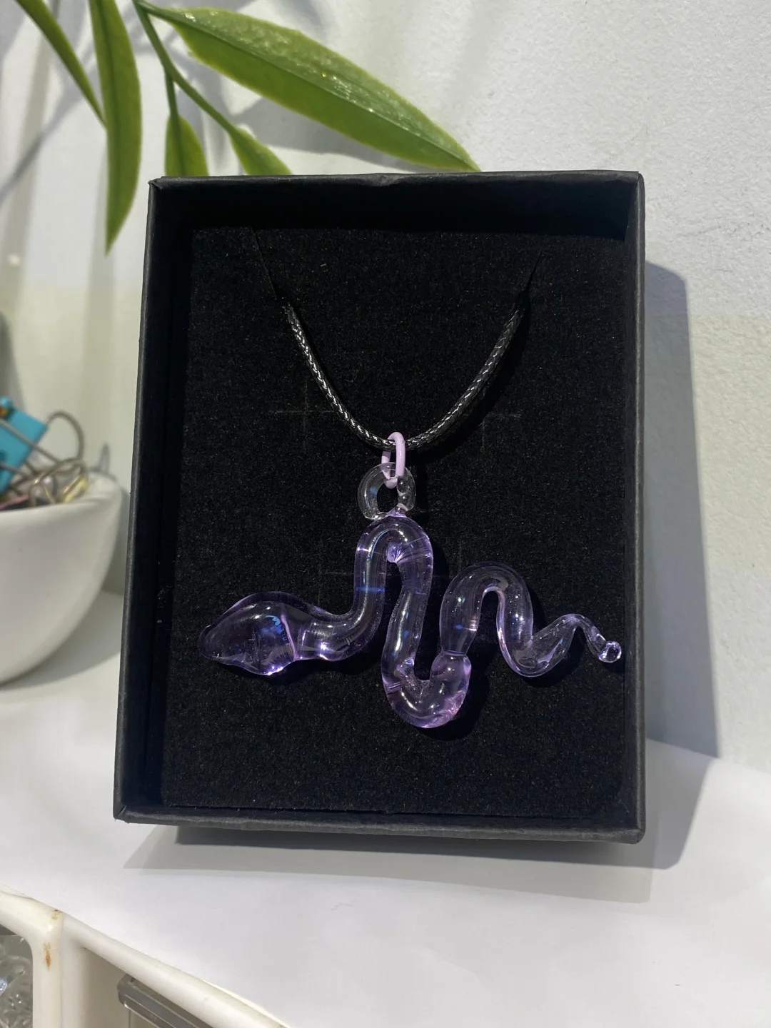 烧玻璃吊坠款～