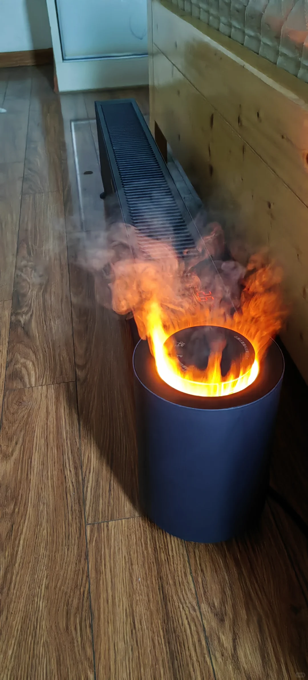 买的取暖器到货了，很暖和