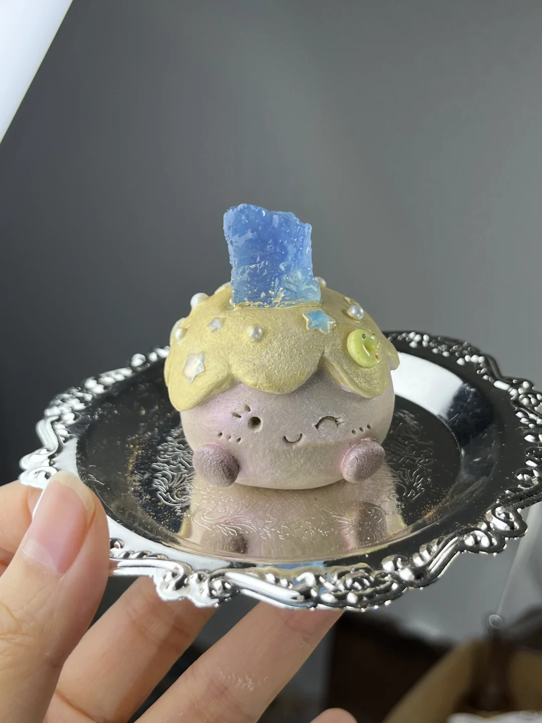 无聊?用石塑粘土做了个小东西