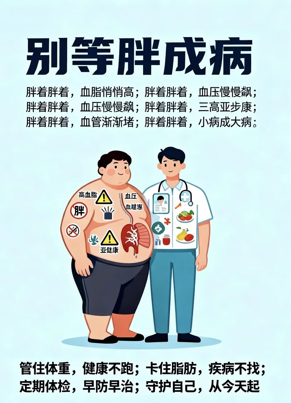 管理体重守护健康