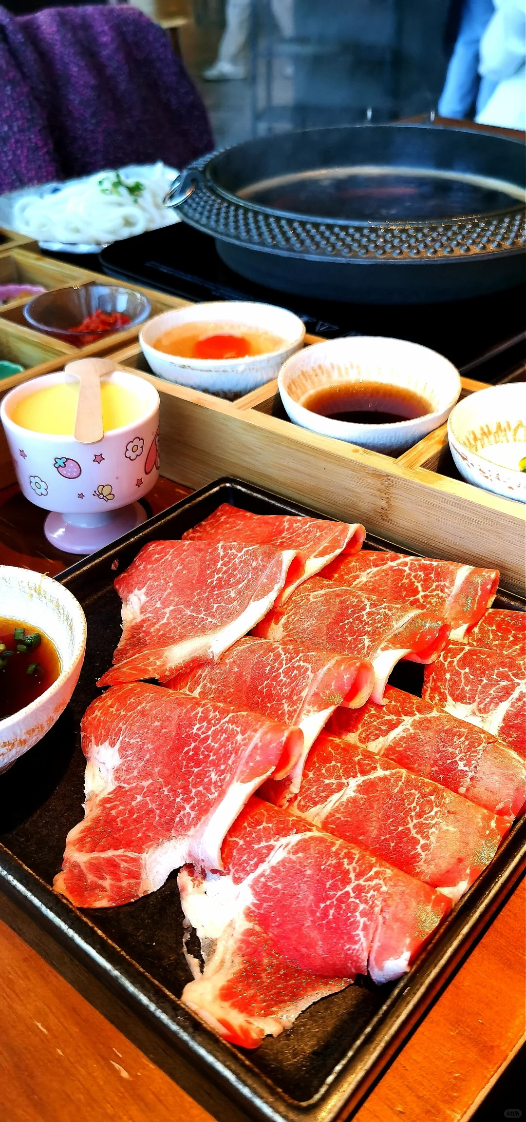 三里屯十十寿喜烧，不说十全十美也差不多了