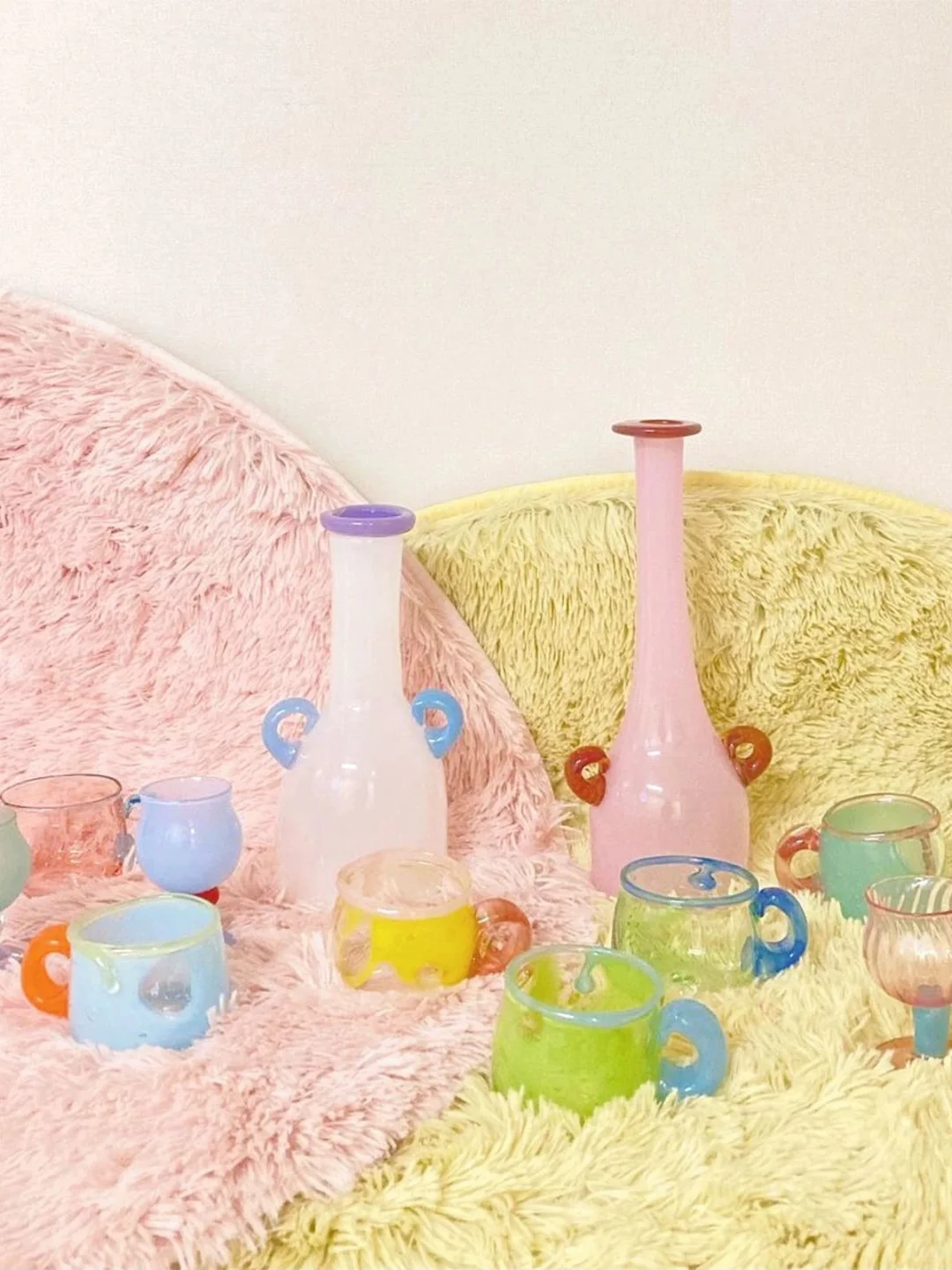 怎么会有这么多巴胺的玻璃杯子啊???