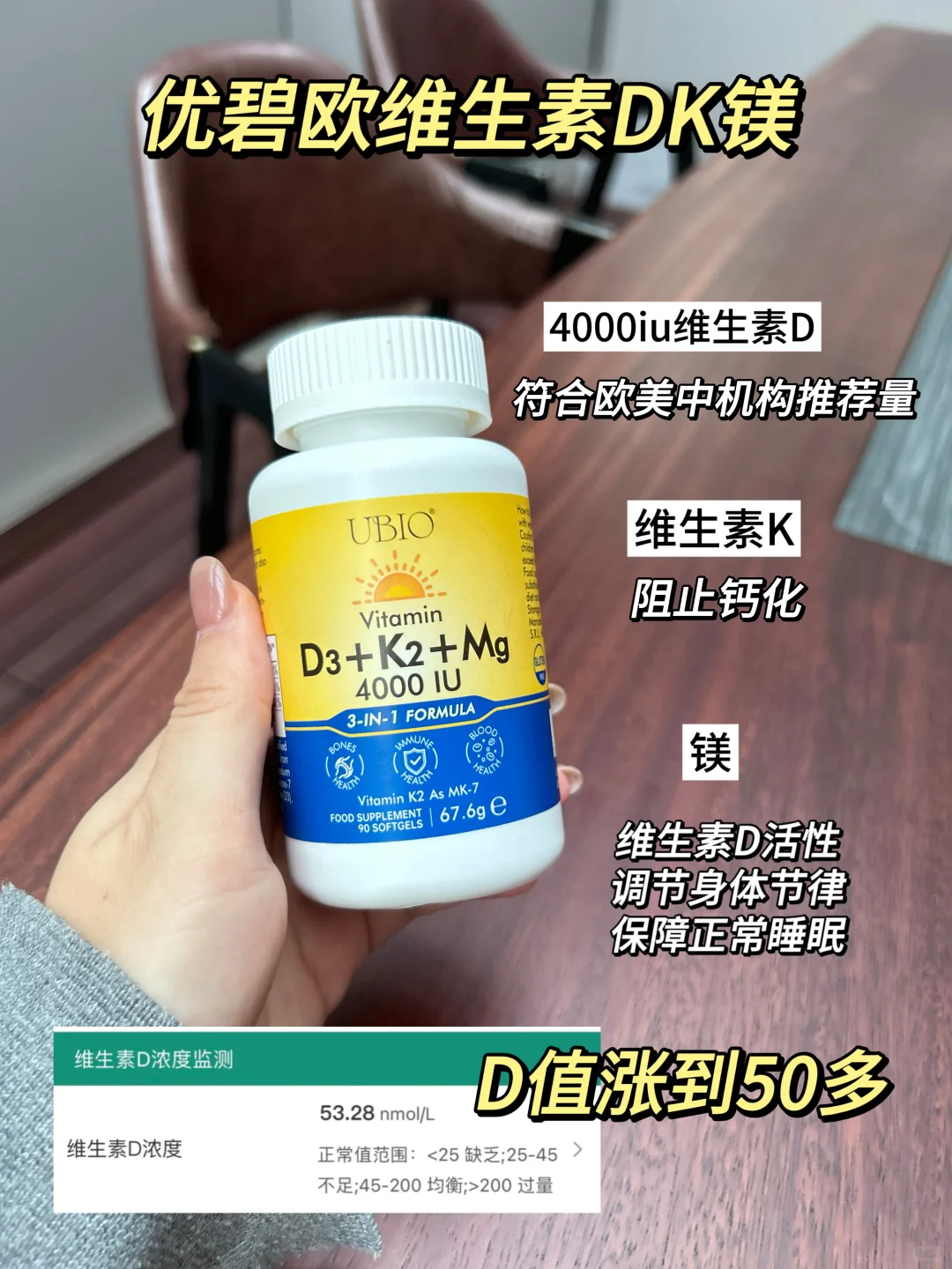 30+补维生素D一年,本人状态已达next level