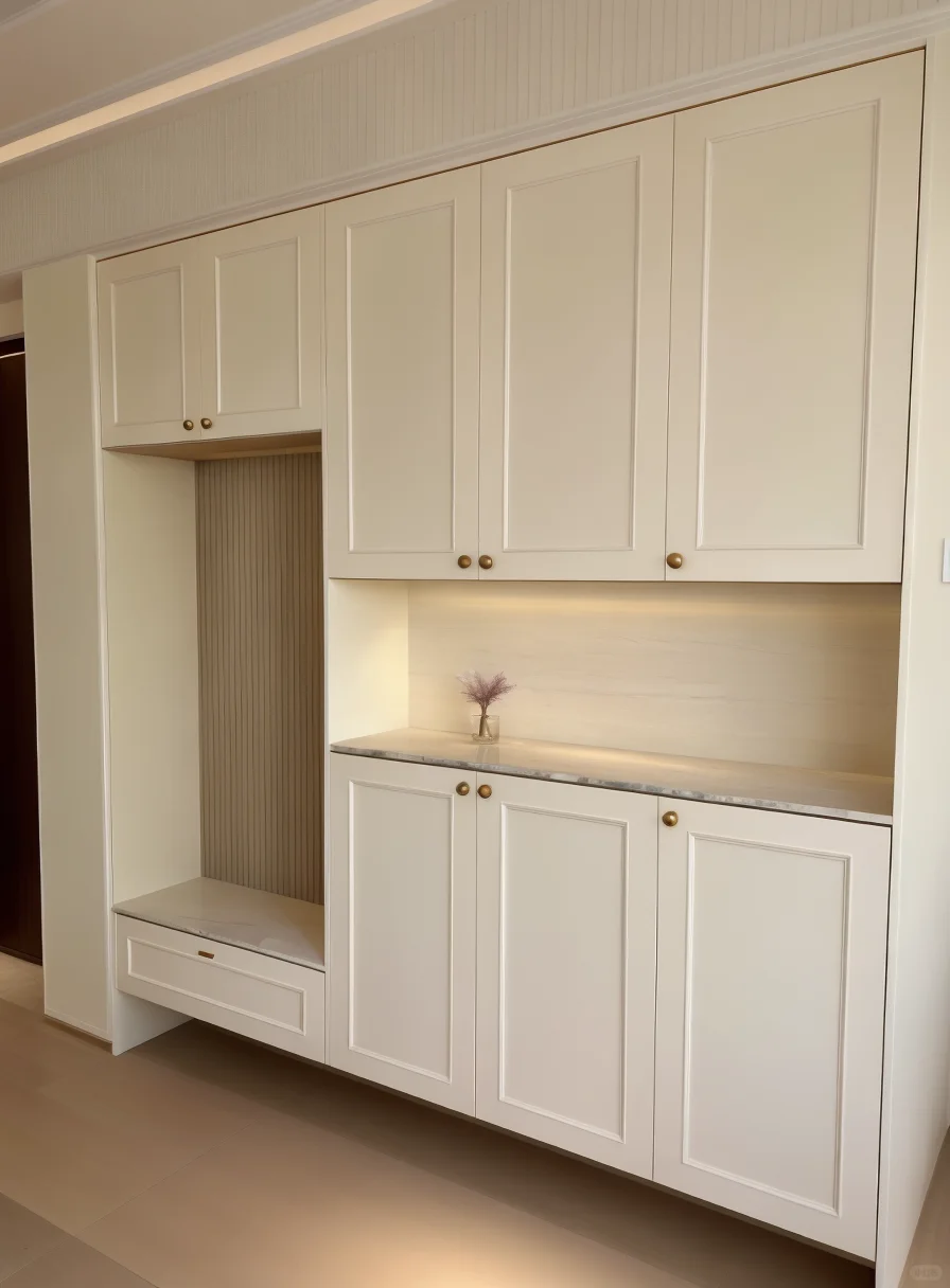 好喜欢我家柜子，软装还没进就美成这样