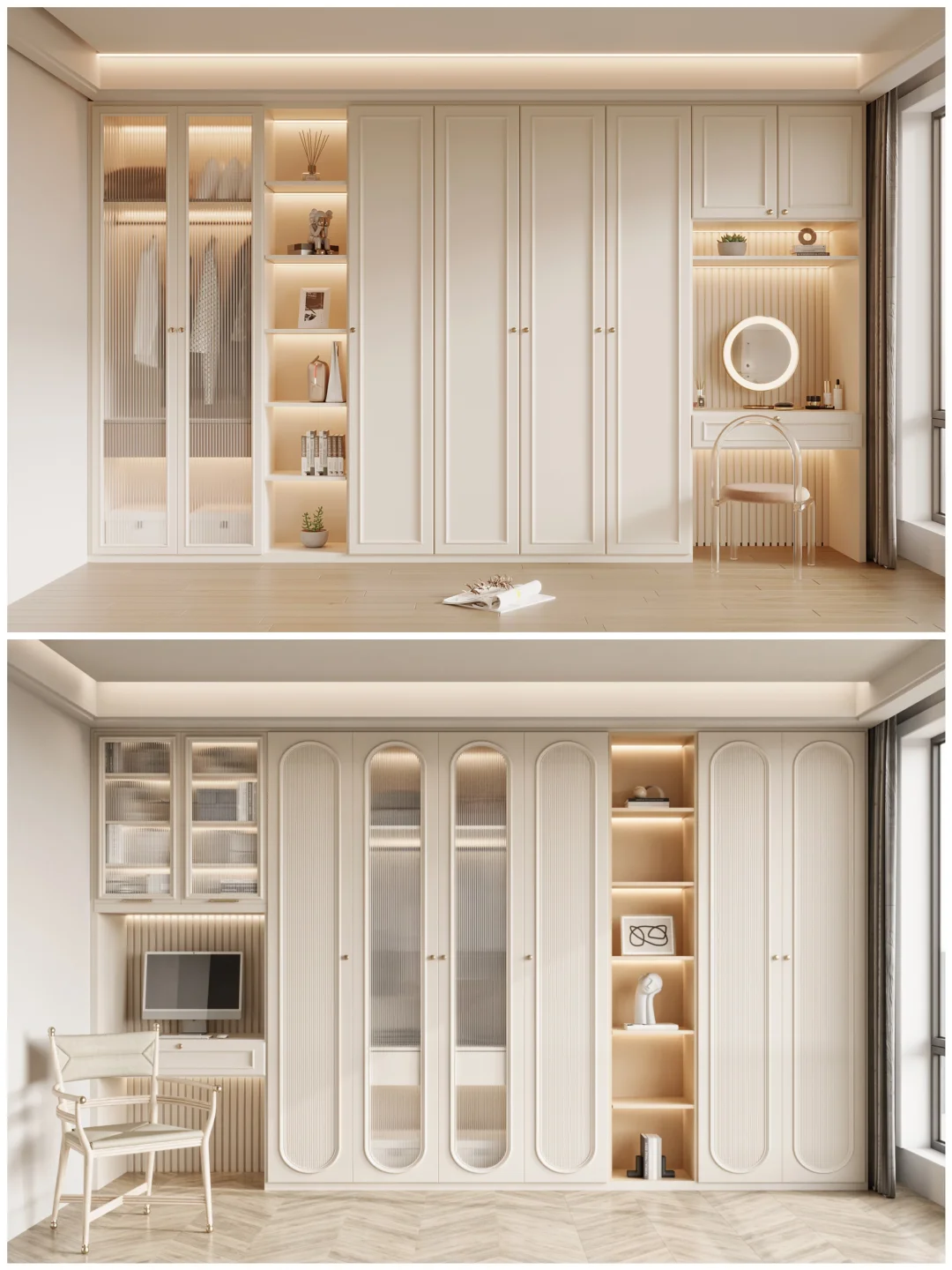 打造法式奶油风柜子设计