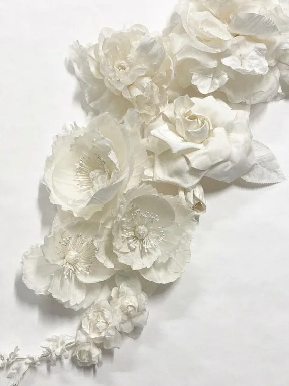 服装设计中如何表现花朵？