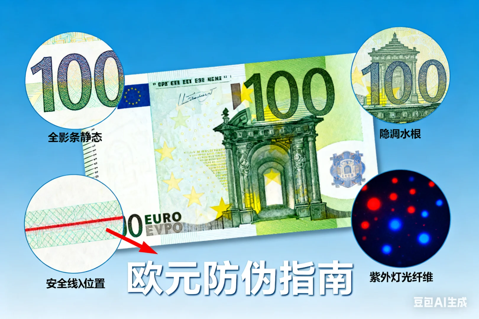 高大上防伪知识！欧元来了！
