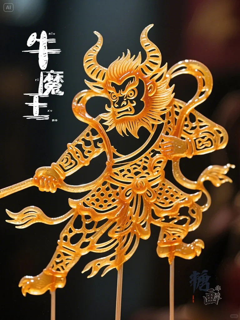 非遗糖画版西游记，谁的童年DNA动了！