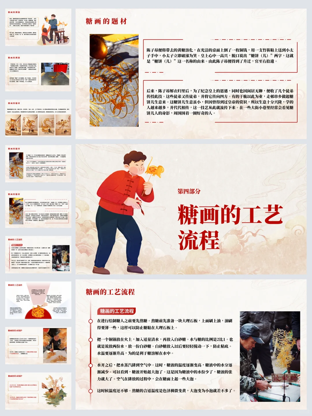 非遗糖画PPT