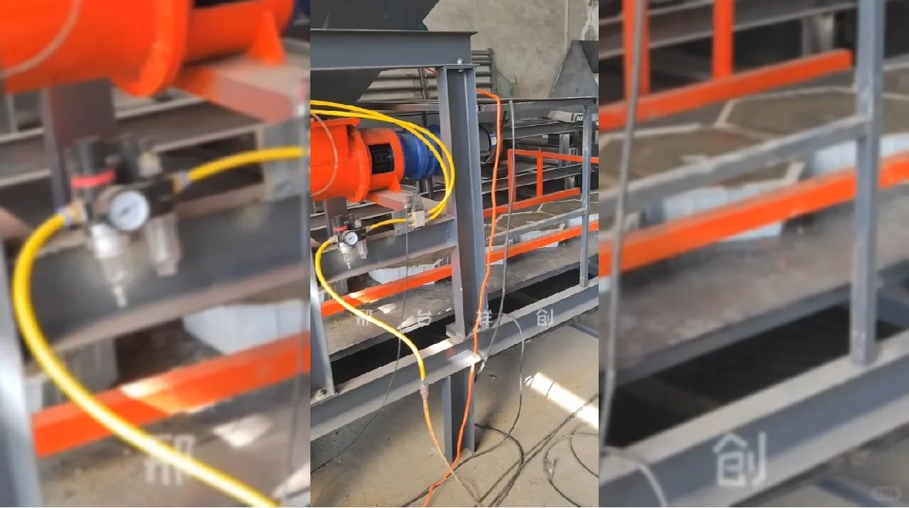 祥创混凝土预制块布料机器生产线设备