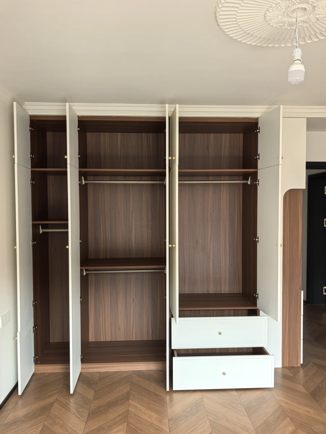 可抄～全挂衣区的五门衣柜真的绝?