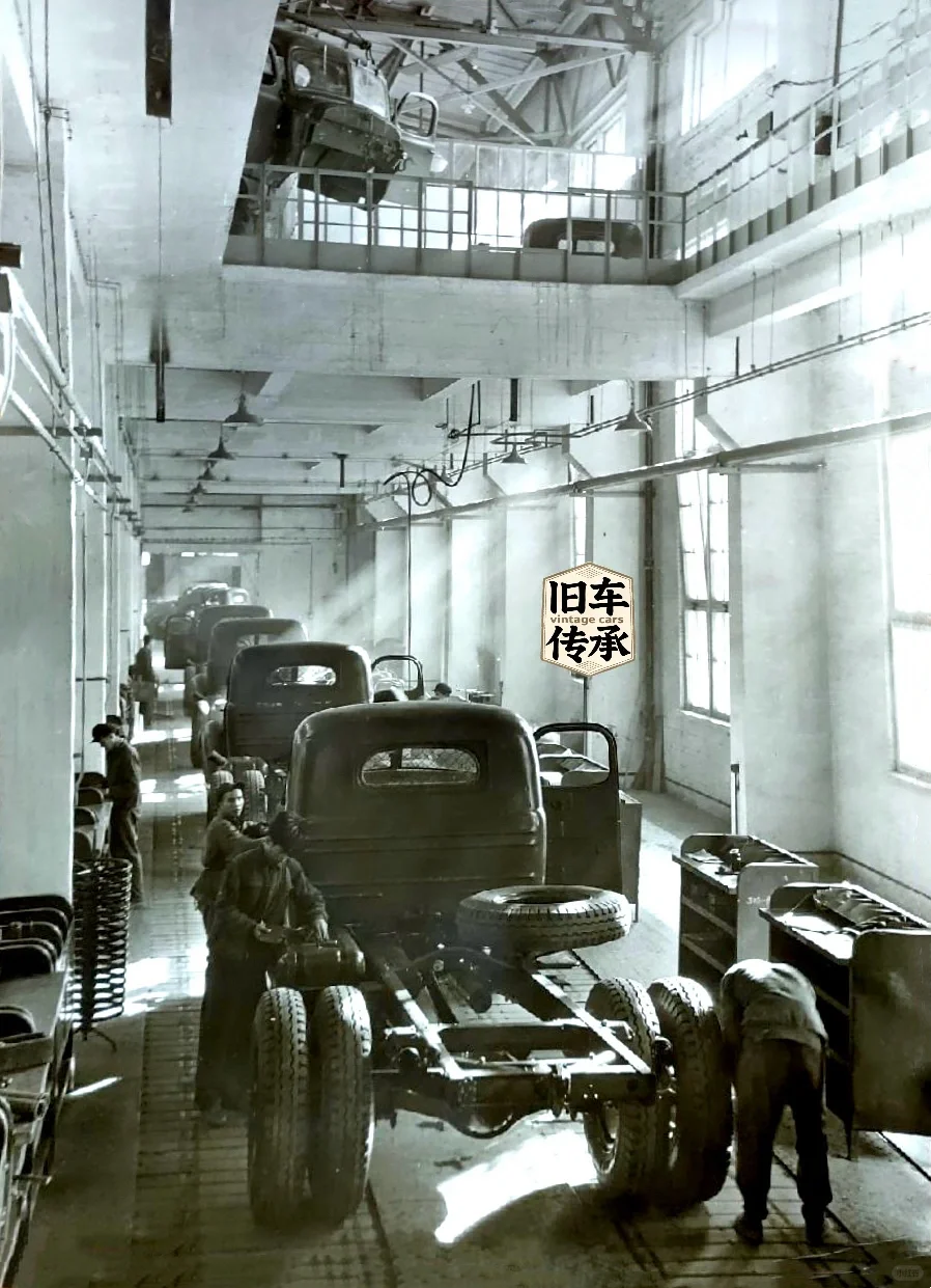 第一汽车制造厂生产线，FAW解放牌