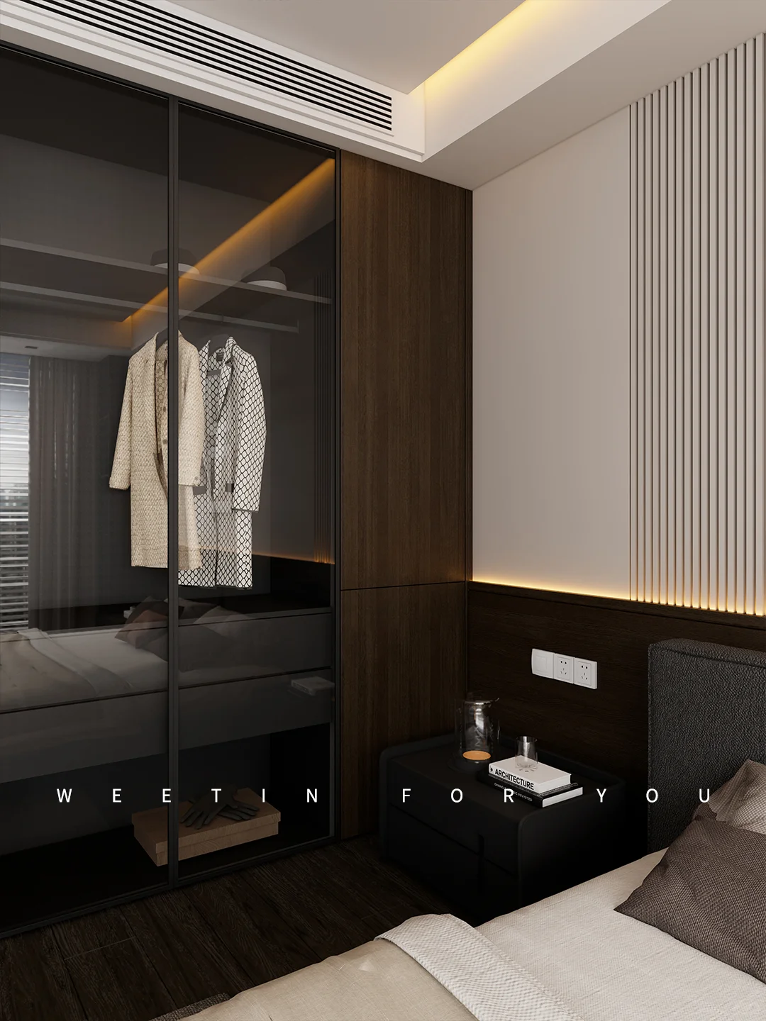 懂了，什么是高级感主卧衣柜！?