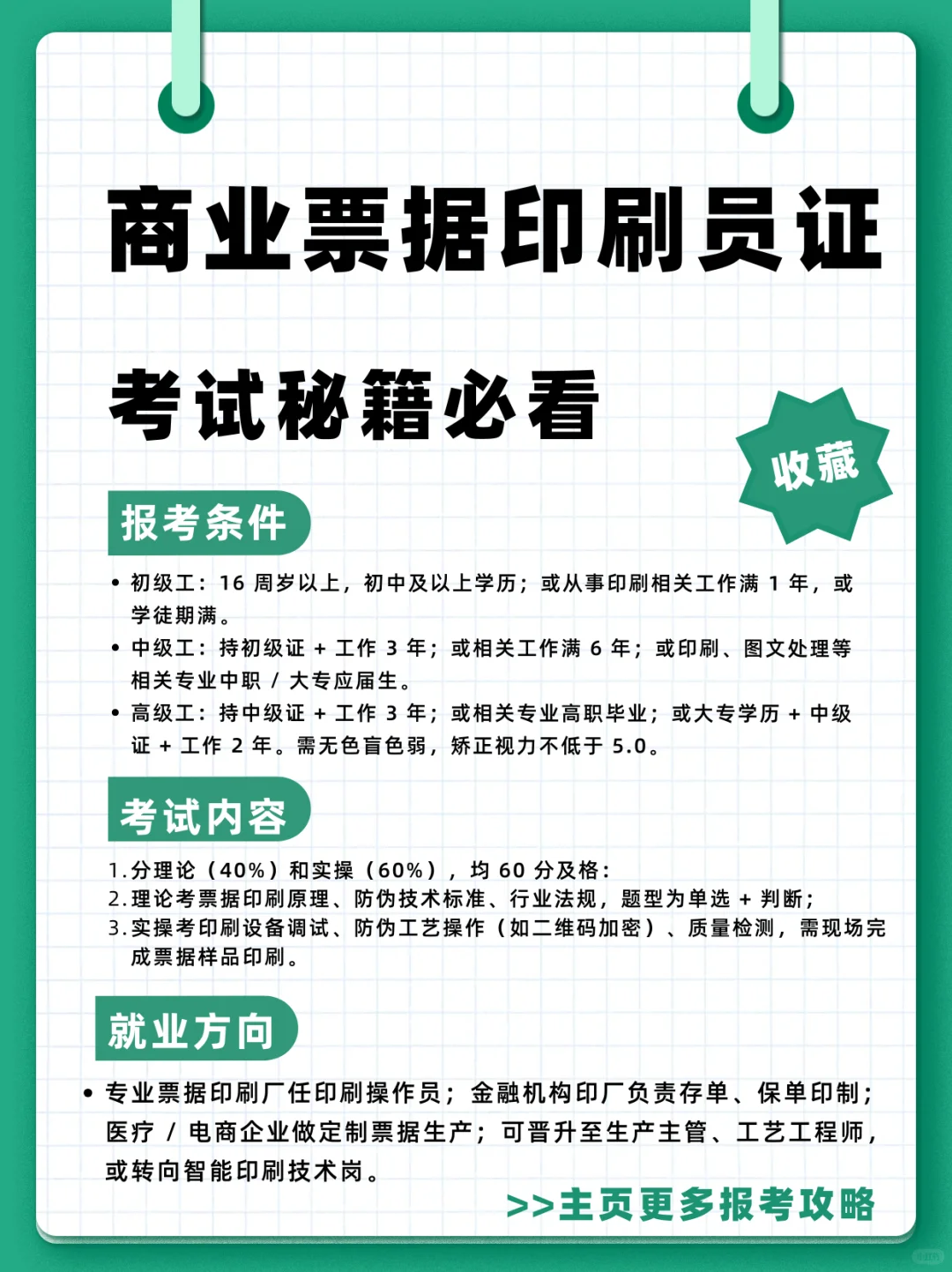商业票据印刷员证,入行考试必看!