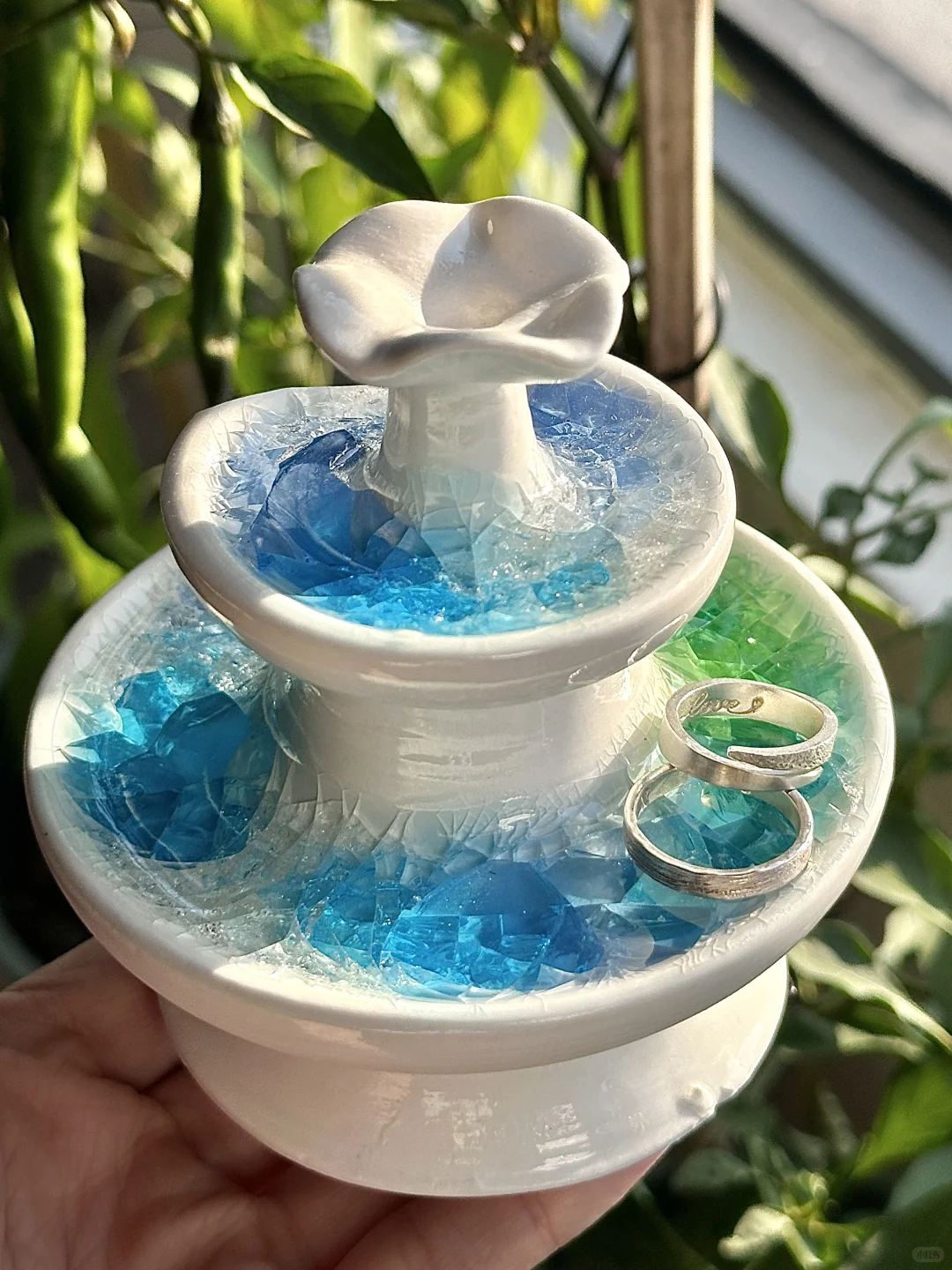 第一次做烧冰裂纹还是碎了（?请看第4张）