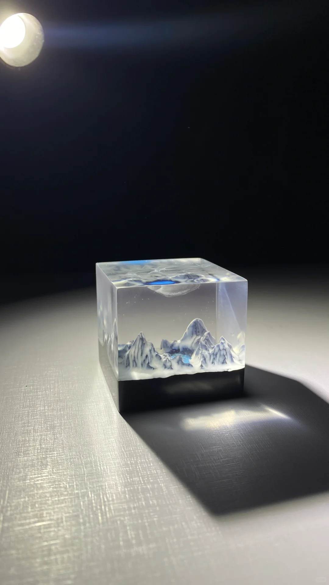 手工制作天池山云雾