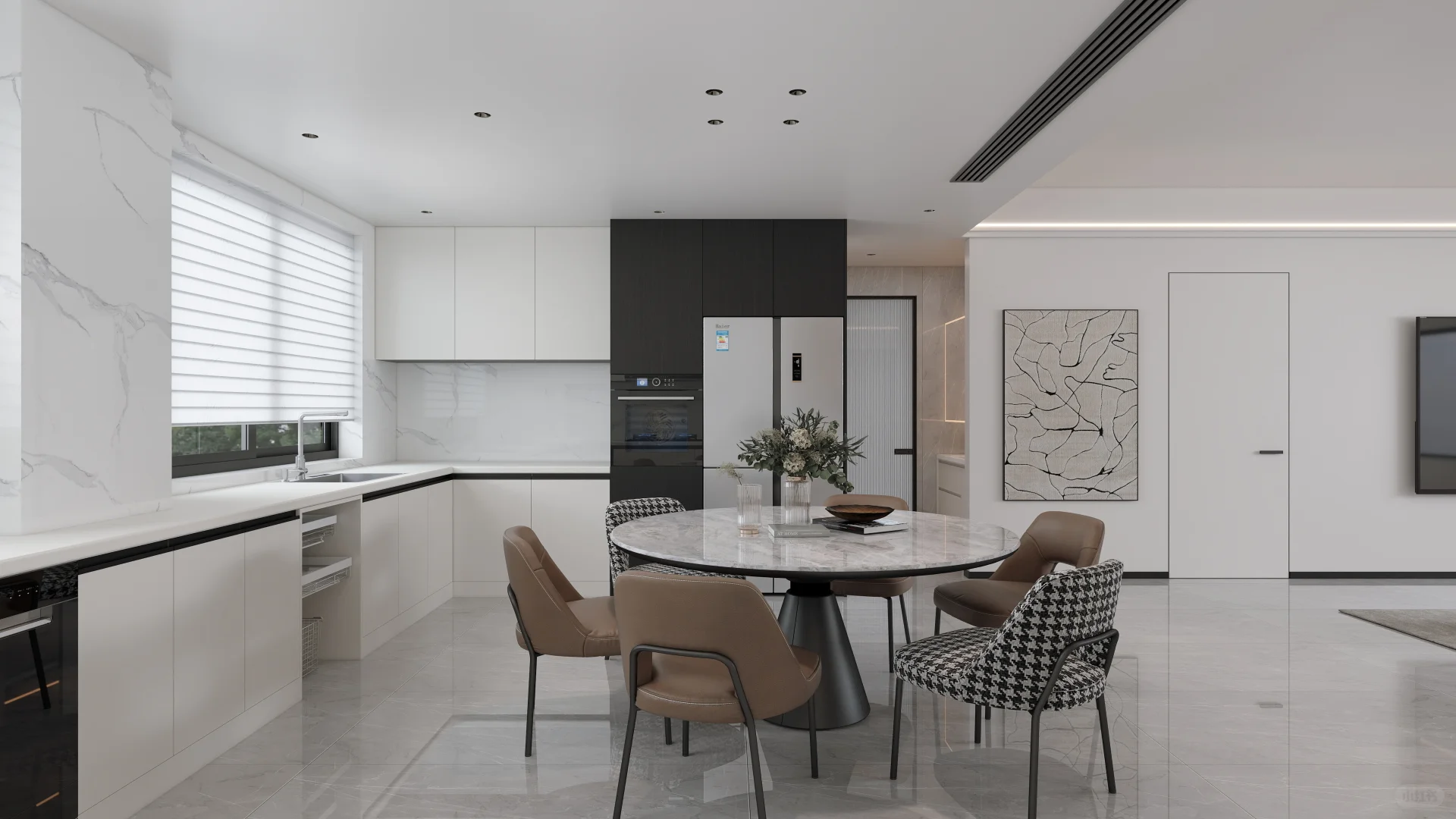 义乌装修140平半包8.X万（建设悦府）