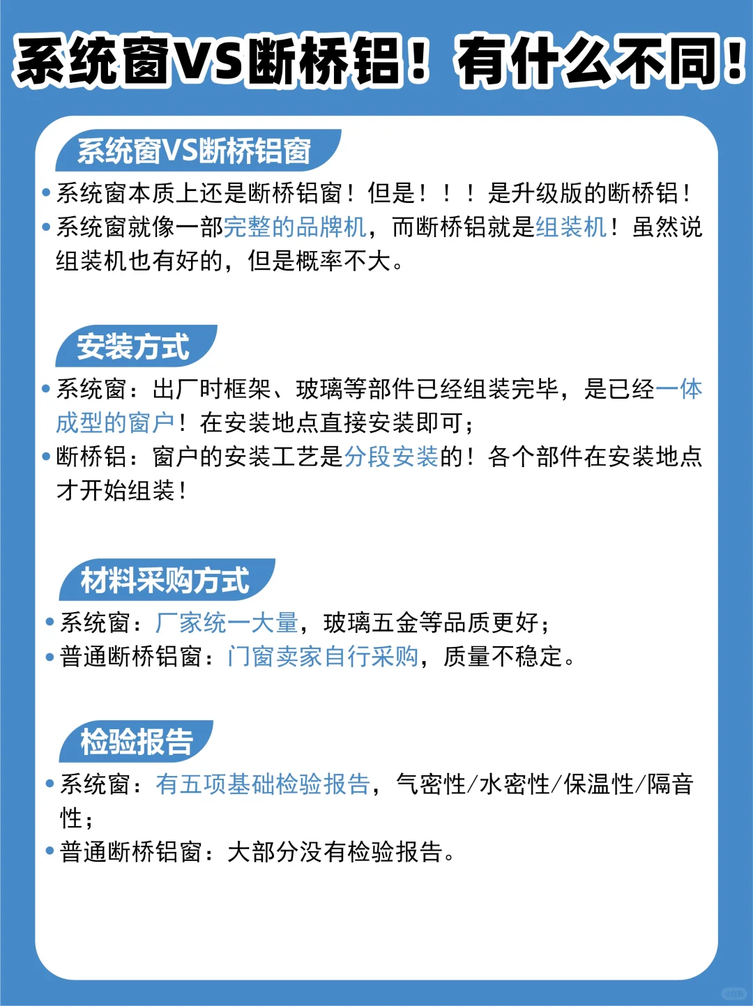 ‼终于搞懂系统窗和断桥铝窗的区别了?
