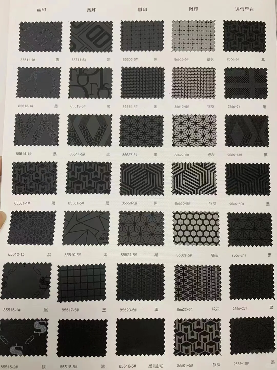 蓄热功能发热里布石墨烯导电里布花型上新