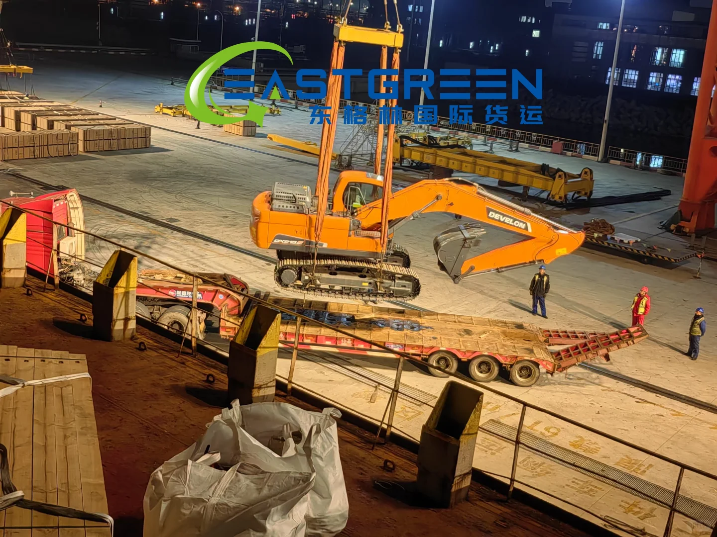 工程机械是怎么“坐船出海”的？