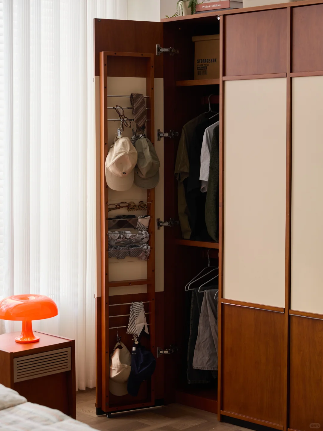 相见恨晚！中古撞色成品衣柜双11价格超香