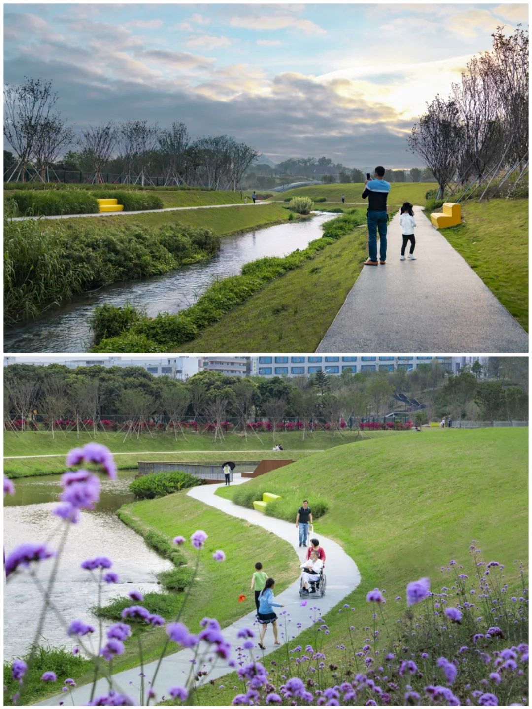 生态型边坡城市河道景观设计案例