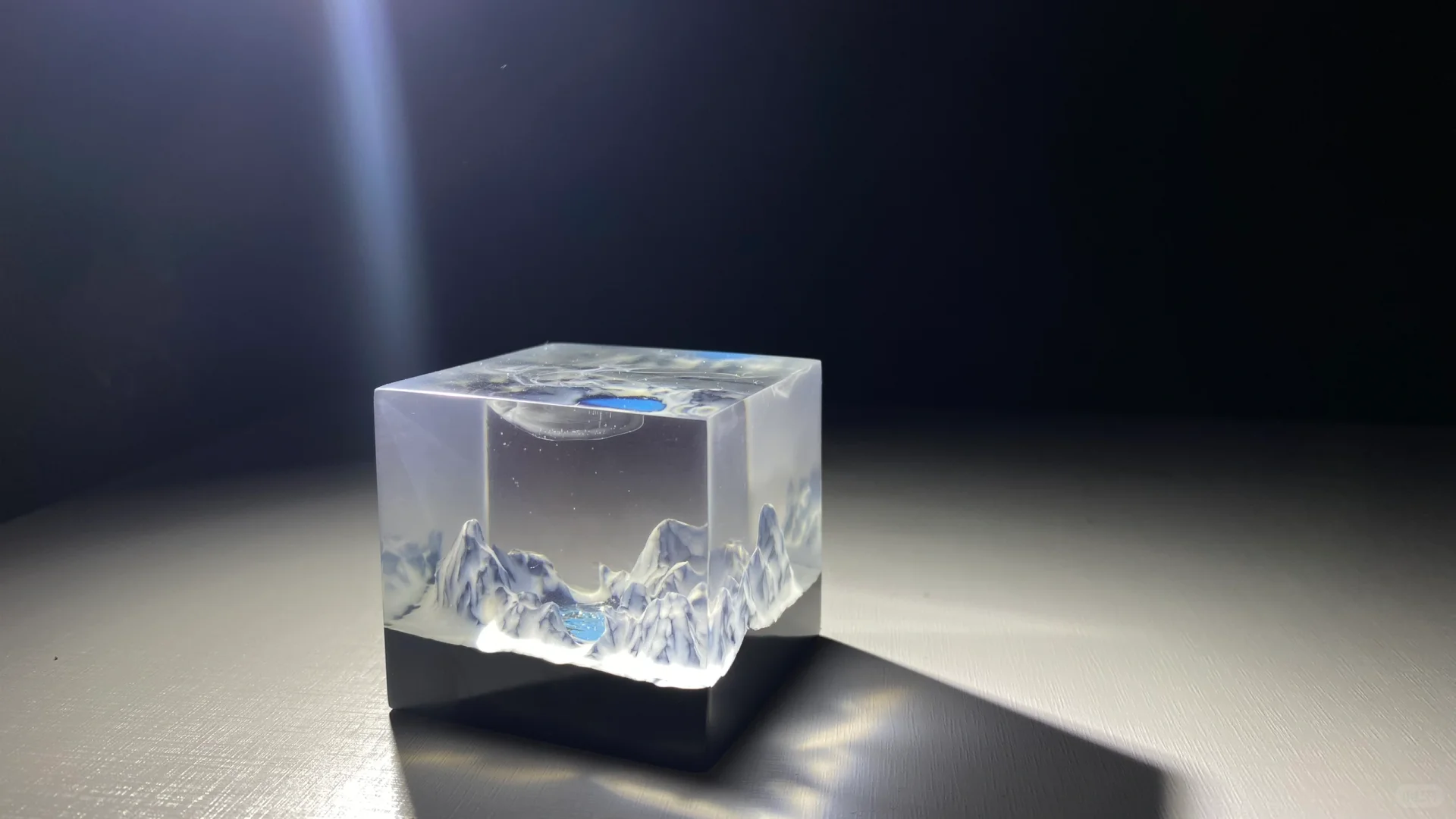 手工制作天池山云雾