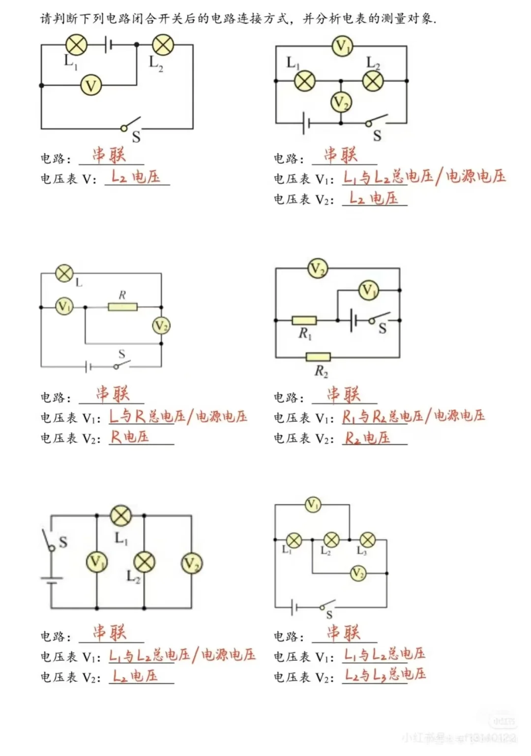 判断电路时要小心啊，电表测谁很重要！