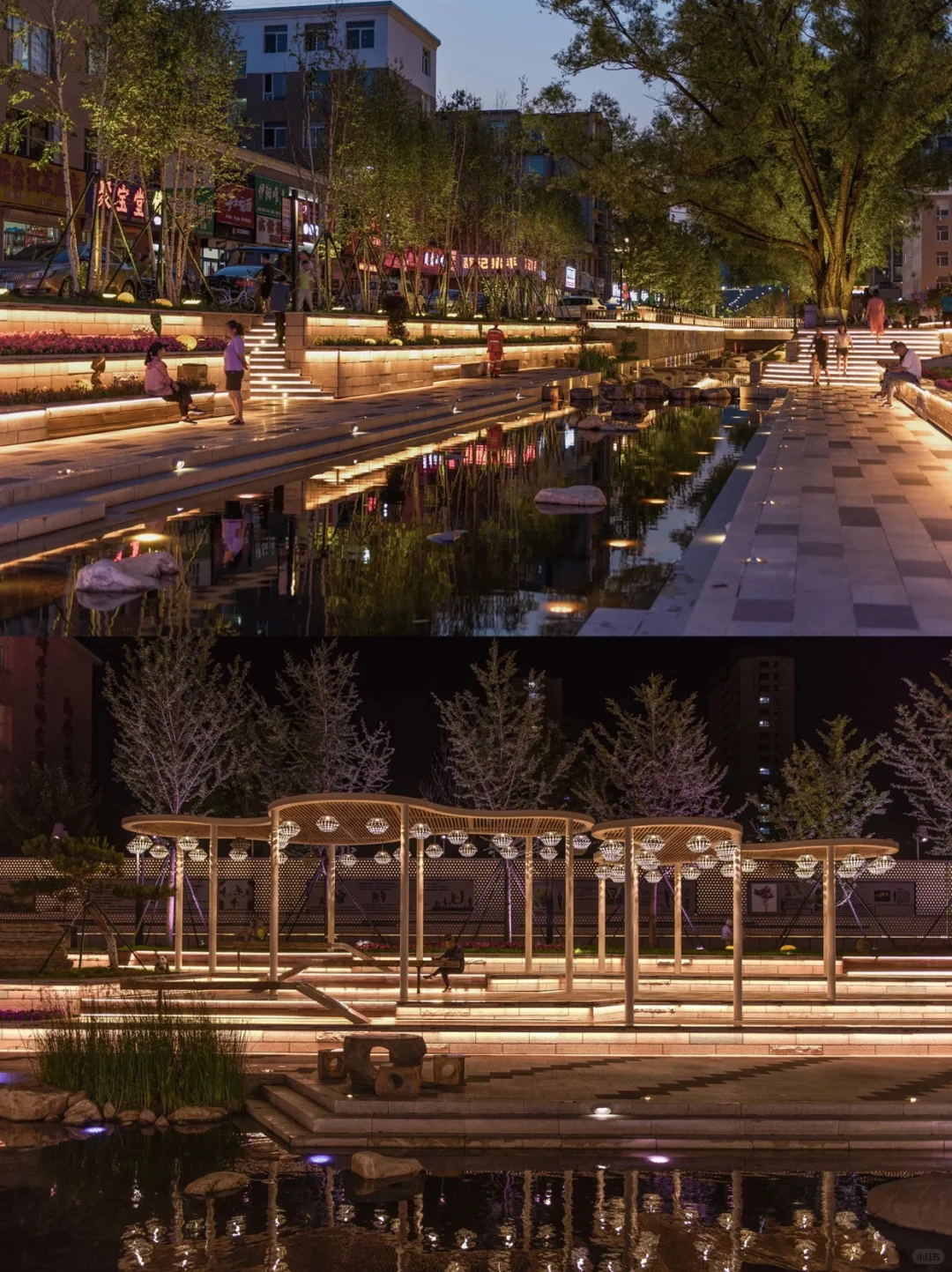 排洪渠更新为城市秀场!吉林通化乌拉草沟河