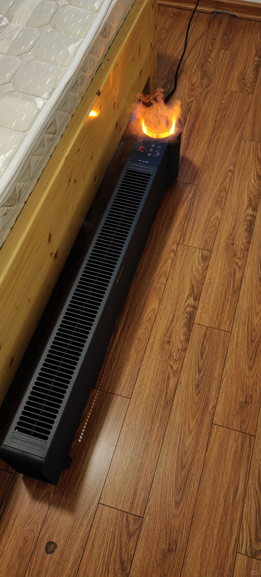 买的取暖器到货了，很暖和