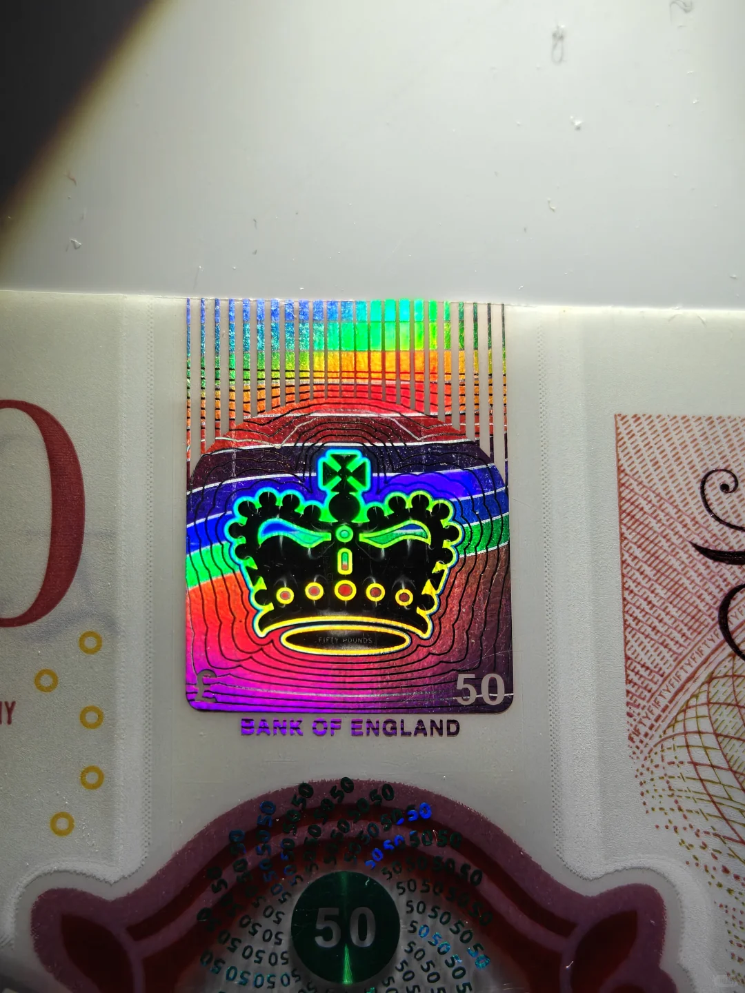 50英镑防伪科技