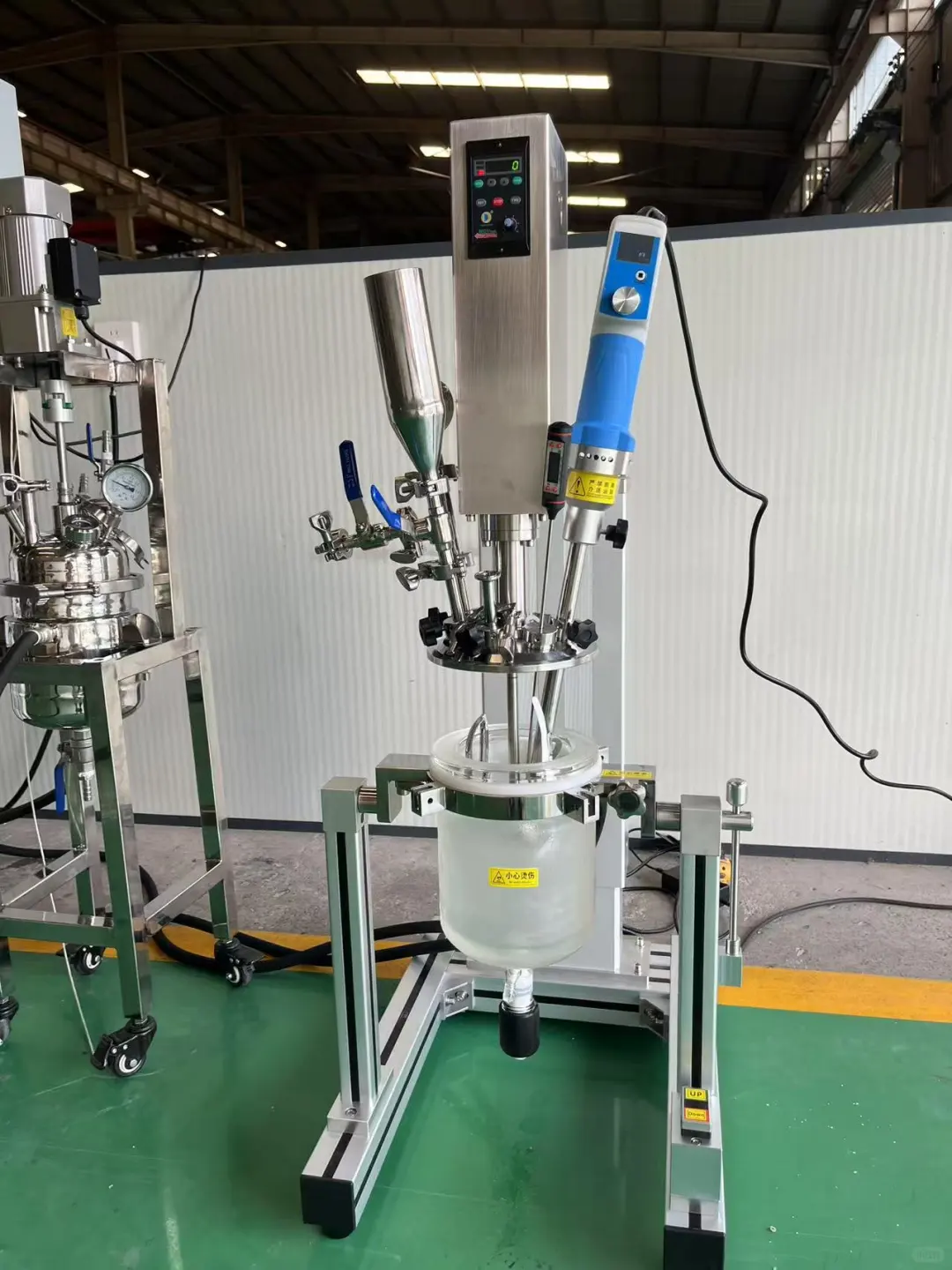 1-10L真空乳化均质釜 带扭矩显示扭矩波形图