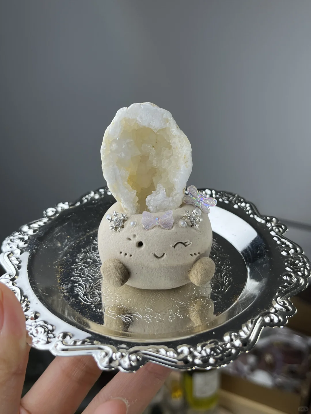 无聊?用石塑粘土做了个小东西